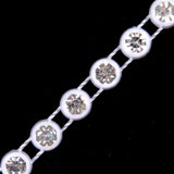 White/Crystal Plastic & Glass