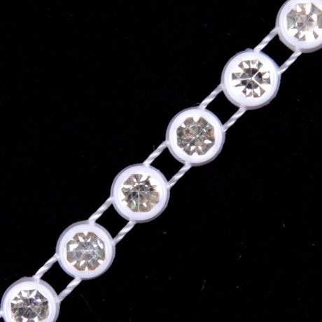 White/Crystal Plastic & Glass