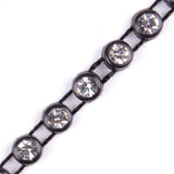 Black/Crystal Plastic & Glass