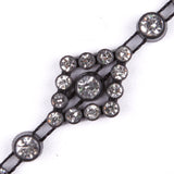 Black/Crystal Plastic & Glass