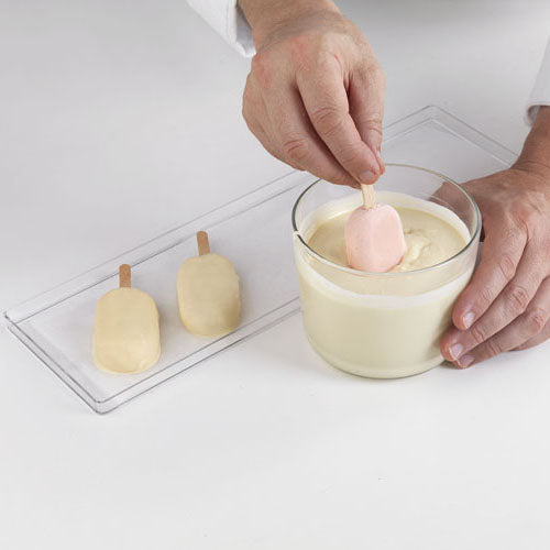 Silikomart Silicone Mold for Ice Cream Pops: Mini Classic Shape, 16 cavities