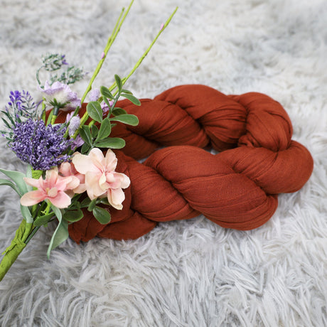 Gauze Cheesecloth Drape Curtain 20 ft x 38 in Rust/Burnt Orange