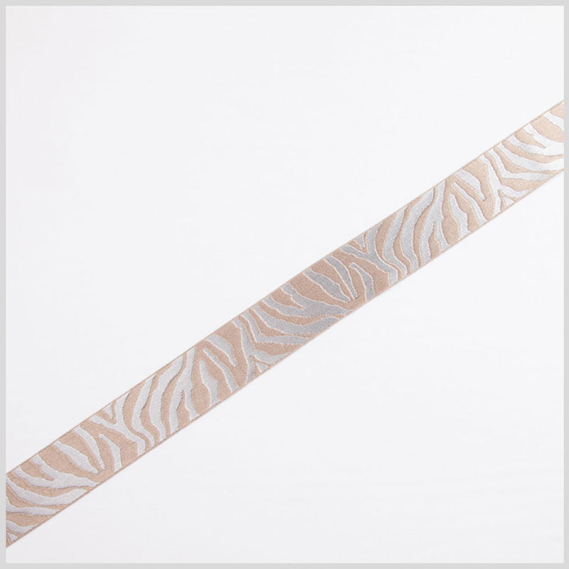 Silver/Gold French Jacquard Ribbon