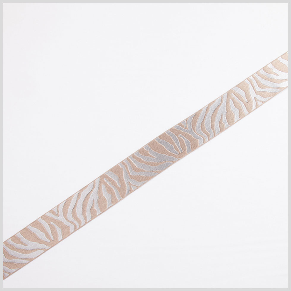 Silver/Gold French Jacquard Ribbon