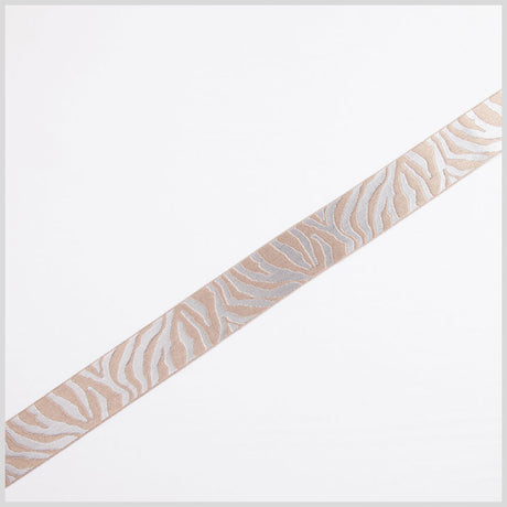 Silver/Gold French Jacquard Ribbon