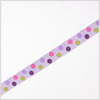 Lavender/Purple/Green French Jacquard Ribbon