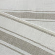 Linen Stripe Heavyweight Natural Ivory Fabric