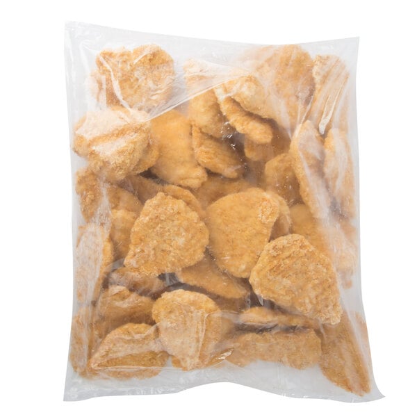 Brakebush Country Style 10 lb. Case 2 oz. Breaded Chicken Breast Sliders