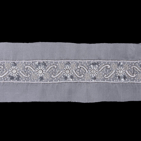 Multi Stone Elaborate Beaded Trim