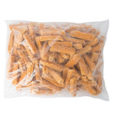 Brakebush Gold'N'Spice Chik'N Fry Stix Fully Cooked Breaded Chicken Breast Strips 5 lb. - 2/Case