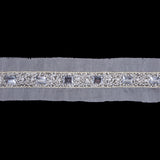 Multi Stone Elaborate Beaded Trim