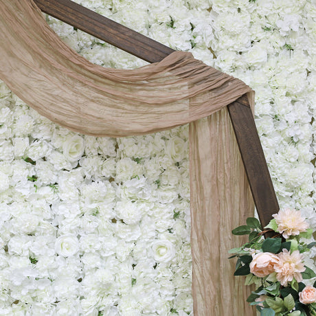 Cheesecloth Wedding Arch Drape