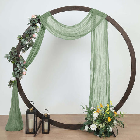Cheesecloth Backdrop Drape 20 ft x 38 in Dusty Sage