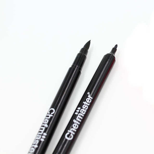 Chefmaster Edible Black Decorating Pens, Set of 2