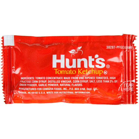 Hunt's Tomato Ketchup 9 Gram Portion Packets - 1,000/Case
