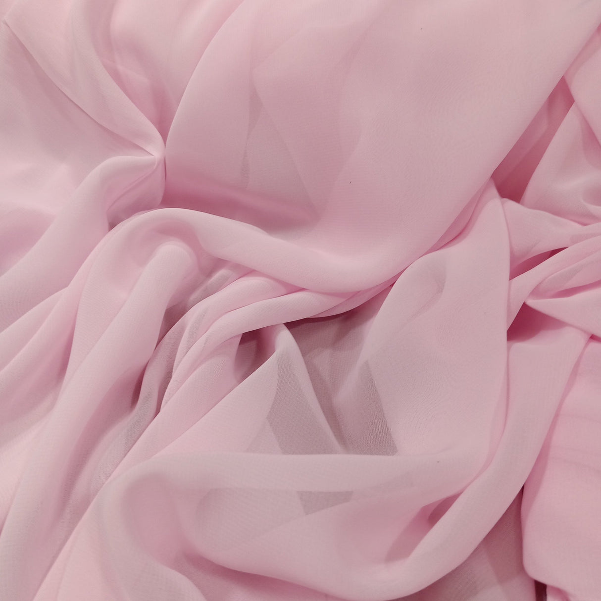 Chiffon Polyester Fabric - Solid, 60" Width (1 Yard)