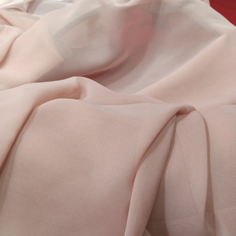 Chiffon Polyester Fabric - Solid, 60" Width (1 Yard)