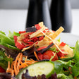 Fresh Gourmet Tri-Color Tortilla Strips 1 lb. Bag - 10/Case