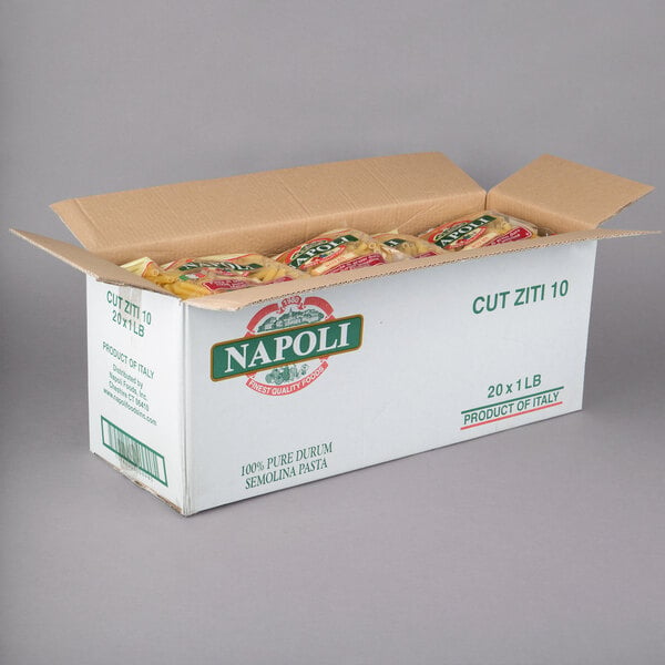 Napoli 1 lb. Ziti Pasta - 20/Case