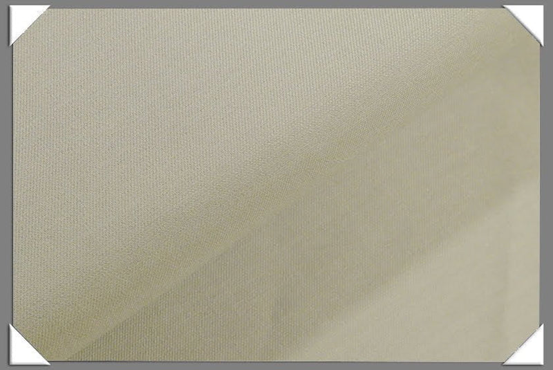 Ivory Vegan Sharkskin Polyester Fabric - Suiting, 60" Width
