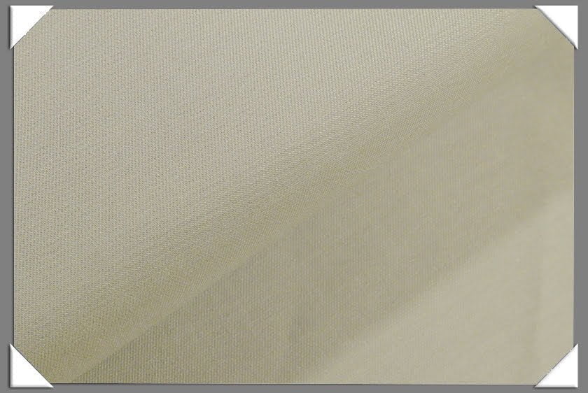 Ivory Vegan Sharkskin Polyester Fabric - Suiting, 60" Width