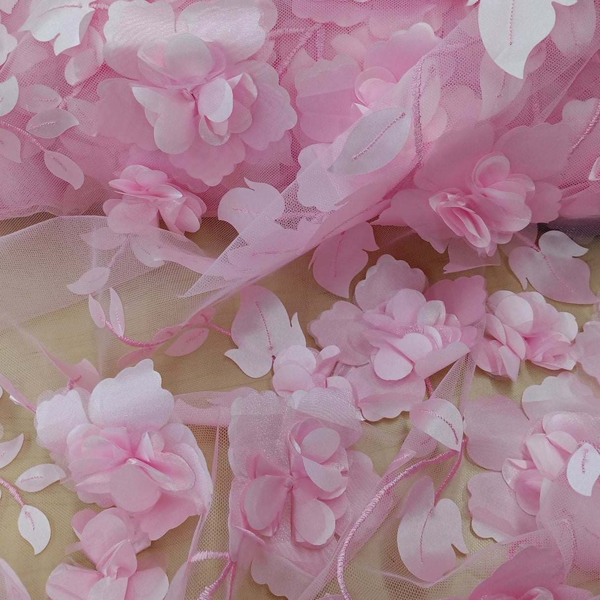 3D Floral Lace Fabric 60" Wide