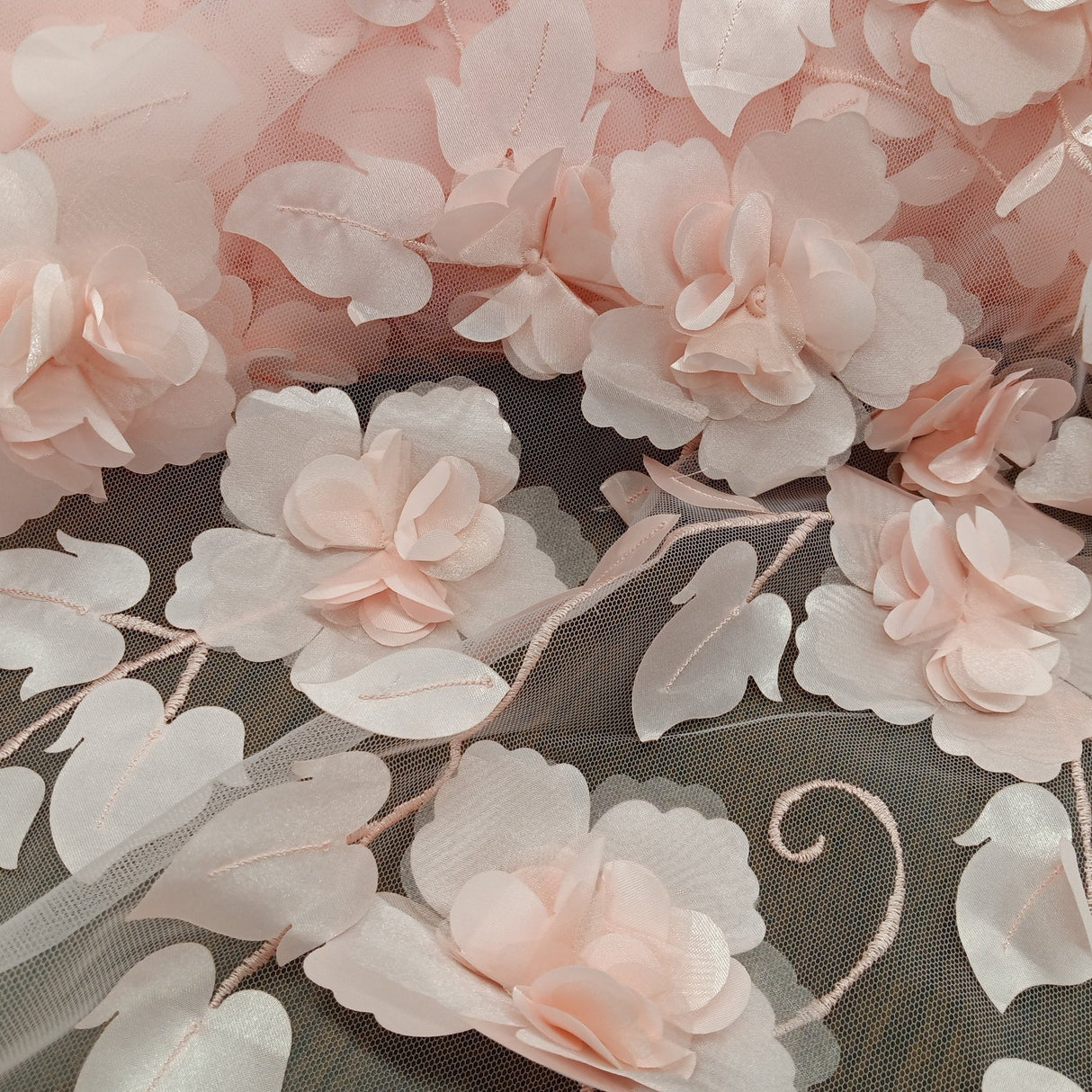 3D Floral Lace Fabric 60" Wide