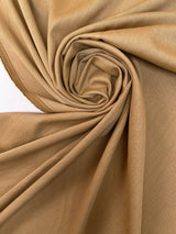 Beige Herringbone Twill Fabric