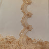 Beaded Lace Trimming on Organza