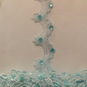 Beaded Lace Trimming on Organza