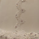 Beaded Lace Trimming on Polyester Organza