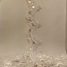 Beaded Lace Trimming on Polyester Organza