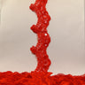 Beaded Lace Trimming on Polyester Organza