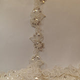 Beaded Corded Lace Trim 2" Polyester