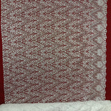 Beaded Sequined Lace Fabric on Polyester Net Mesh