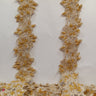Beaded Lace Trimming on Organza