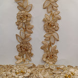 Beaded Corded Lace Trim 100% Polyester 1.5"