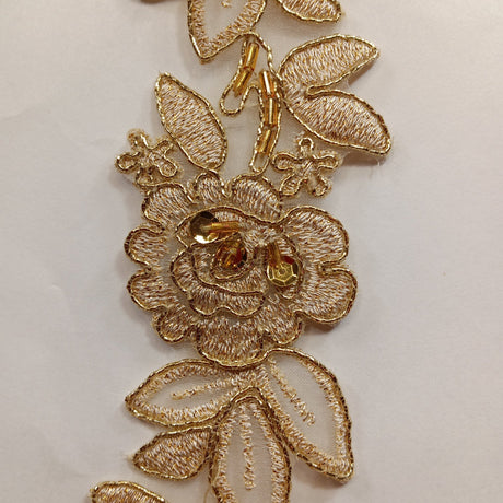 Beaded Corded Lace Trimming