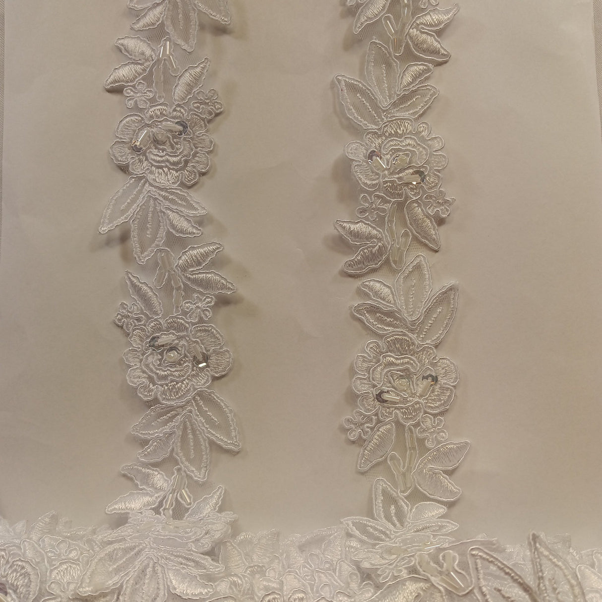 Beaded Corded Lace Trimming