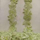 Beaded Corded Lace Trim 100% Polyester 1.5"