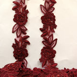 Beaded Corded Lace Trimming