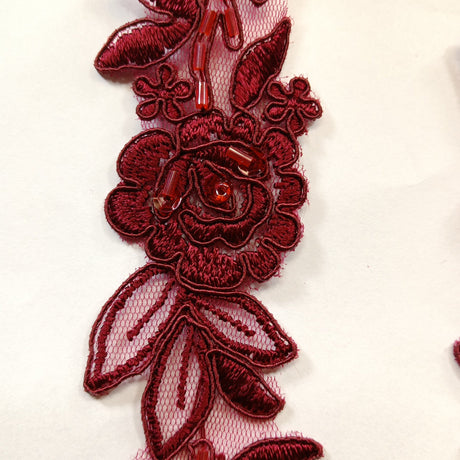 Beaded Corded Lace Trimming