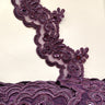 Beaded Corded Lace Trim Organza