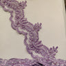Beaded Corded Lace Trim Organza