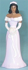 Bridesmaid -A.A. Lavender Dress - 4-1/2" Tall, 12 Count