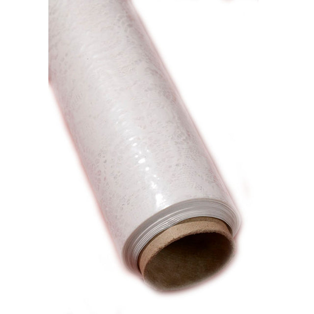 Krystalphane White Victorian Lace Film 24", 100 Ft. Roll