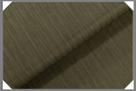 Taupe Vegan Shadow Stripe Polyester Fabric - Shadow Stripe, Taupe, 60" Width