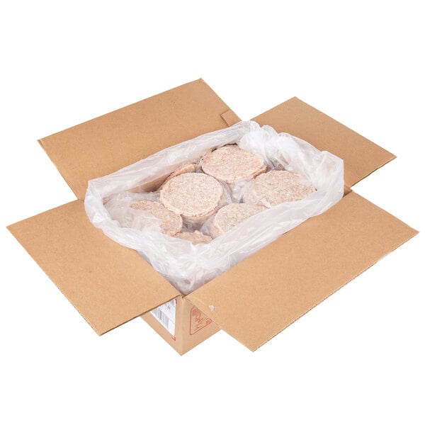 Hatfield Chef Signature 2 oz. Pork Sausage Patty - 10 lb.