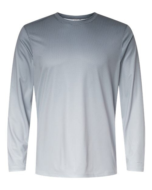 Paragon® Barbados Performance Pin Dot Crewneck Long Sleeve T Shirt
