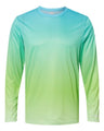 Paragon® Barbados Performance Pin Dot Crewneck Long Sleeve T Shirt